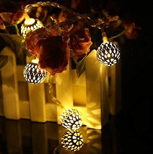Heritage Ball Decorative String Lights (10L)(3m)(Yellow)