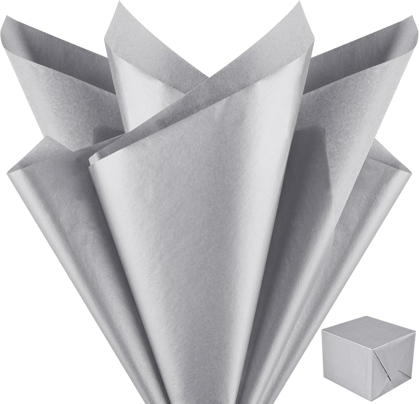 Tissue Gift Wrap (Silver)(10 pcs)