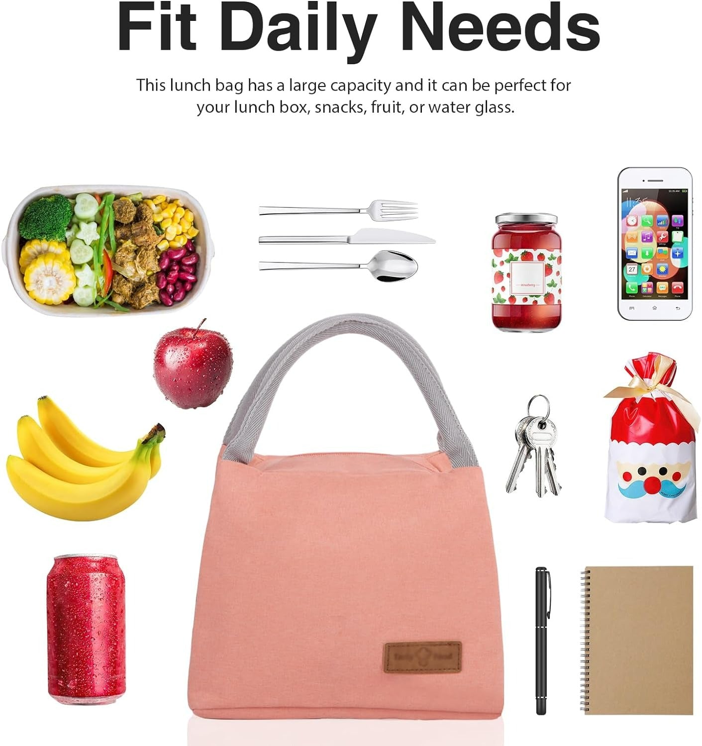 Insulated Portable Lunch Bag