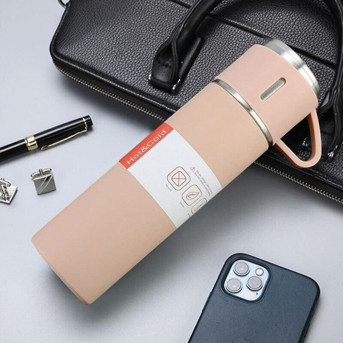 Vacuum Flask set (Pink)