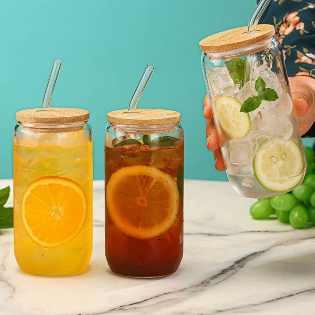 Elegant Ultra Durable Clear Glass Cup (500ml)(Each)
