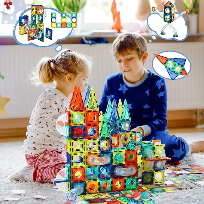 LED Magnetic Building Blocks (73 pcs)