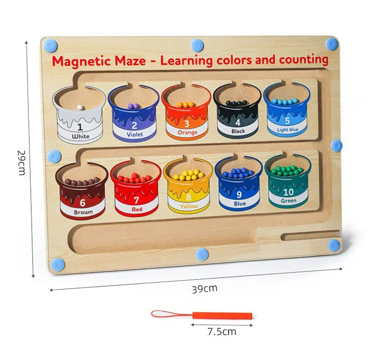 Educational Magnetic Colour And Numbers Classification