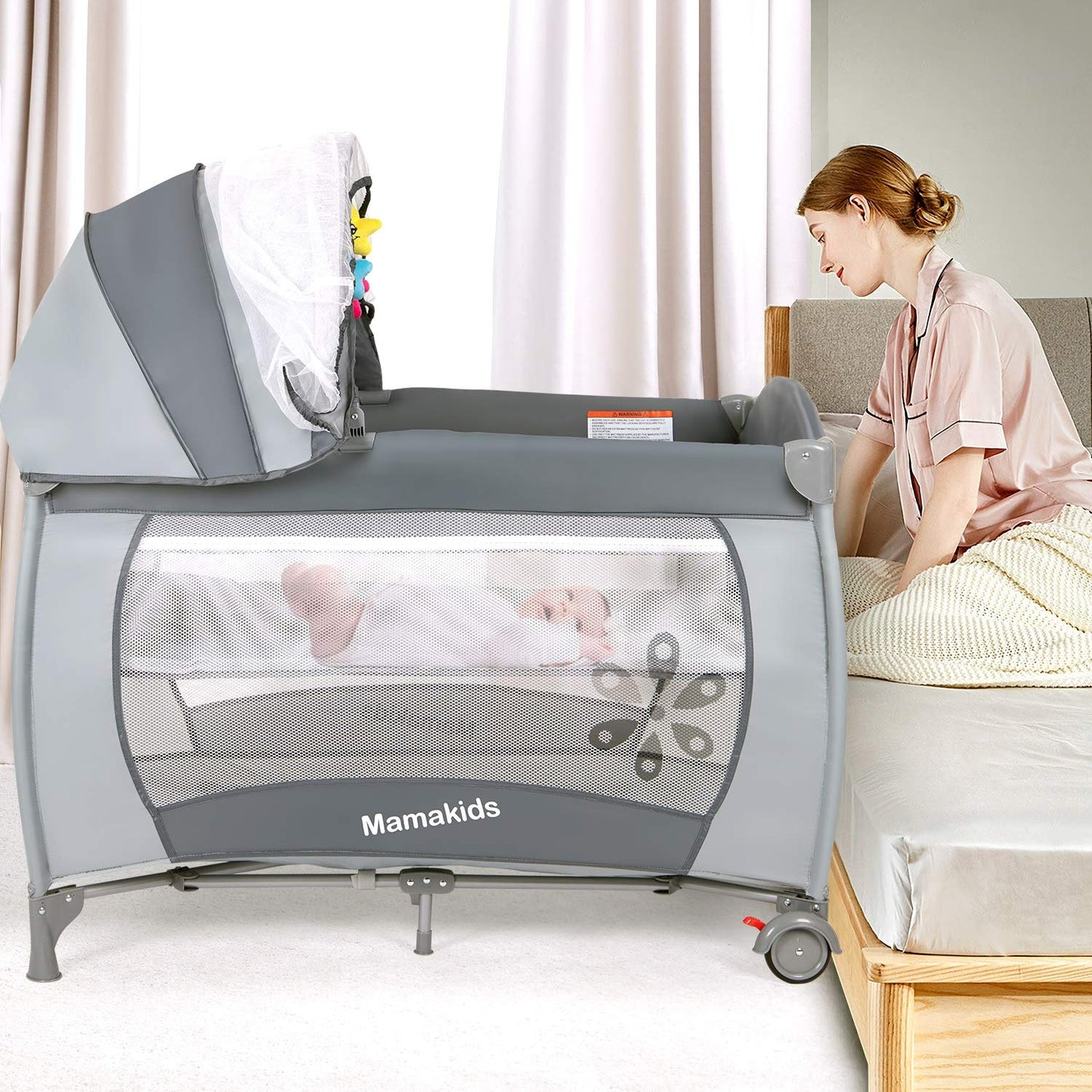 Portable and Foldable Baby Travel Crib