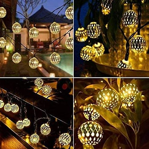 Heritage Ball Decorative String Lights (10L)(3m)(Yellow)