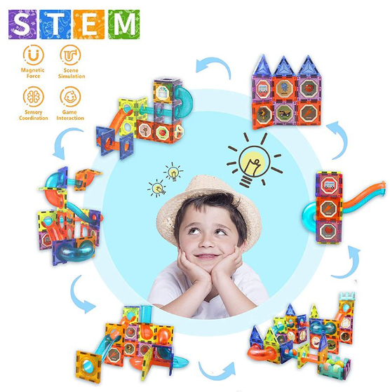 LED Magnetic Building Blocks (42 pcs)