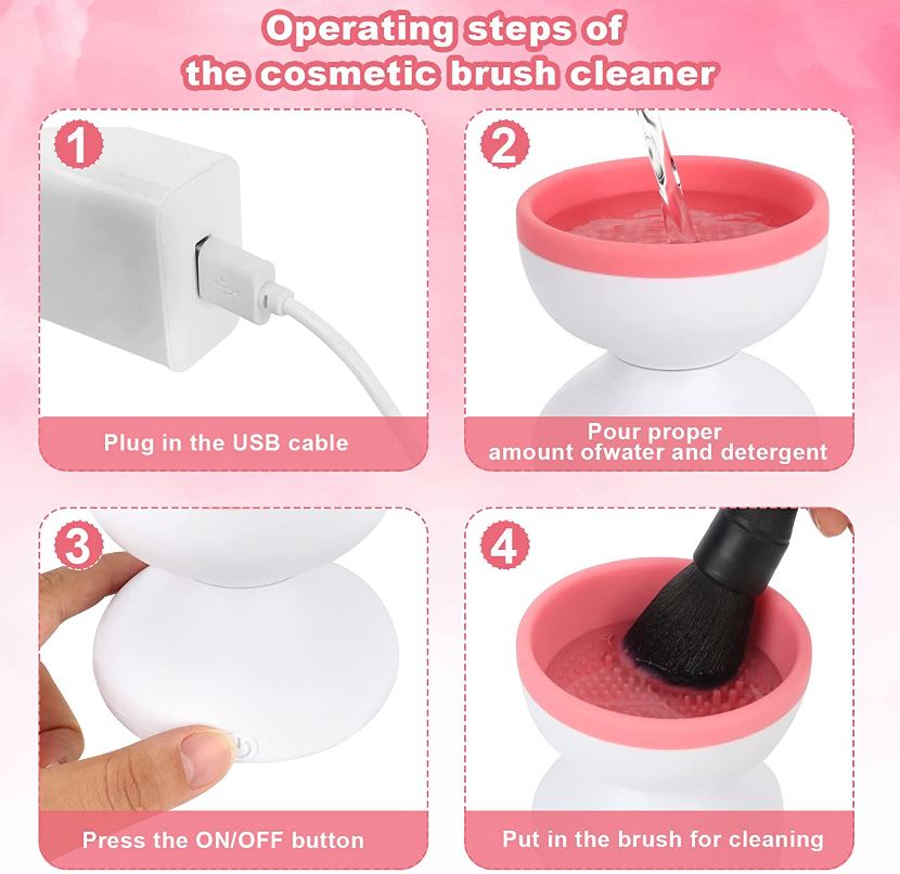 Electric Make-Up Brush Cleaner