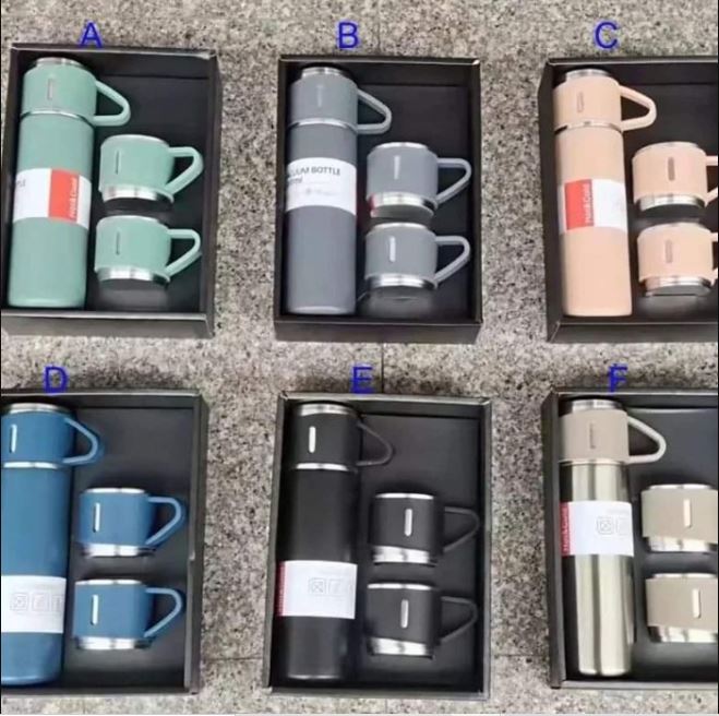 Vacuum Flask set (Pink)