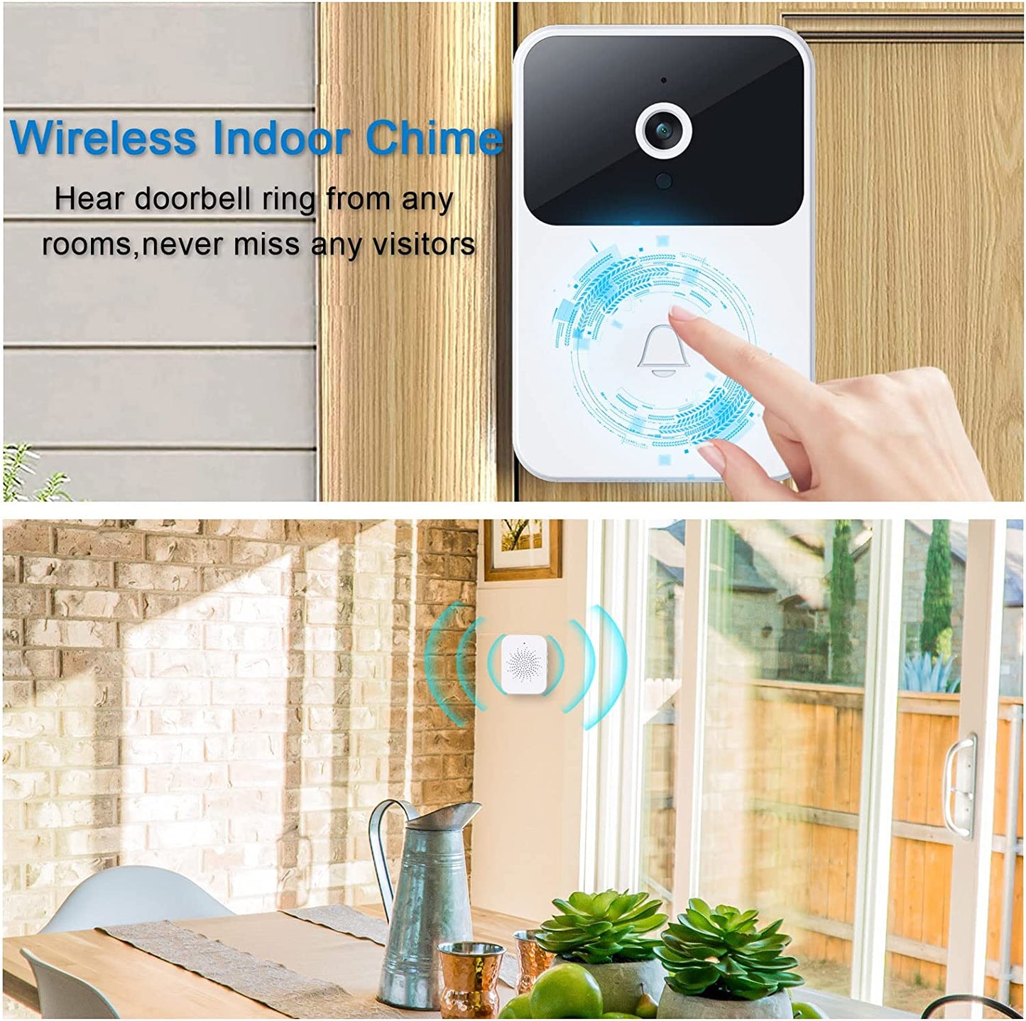 WiFi Doorbell Camera with Chime