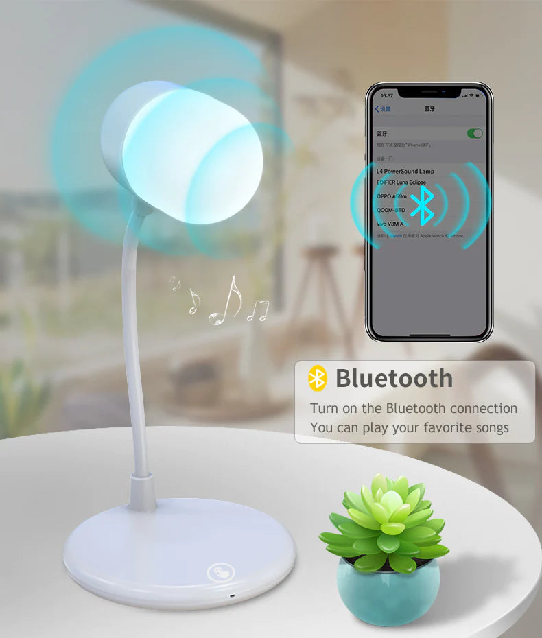 3in1 Smart Speaker, Charging Lamp