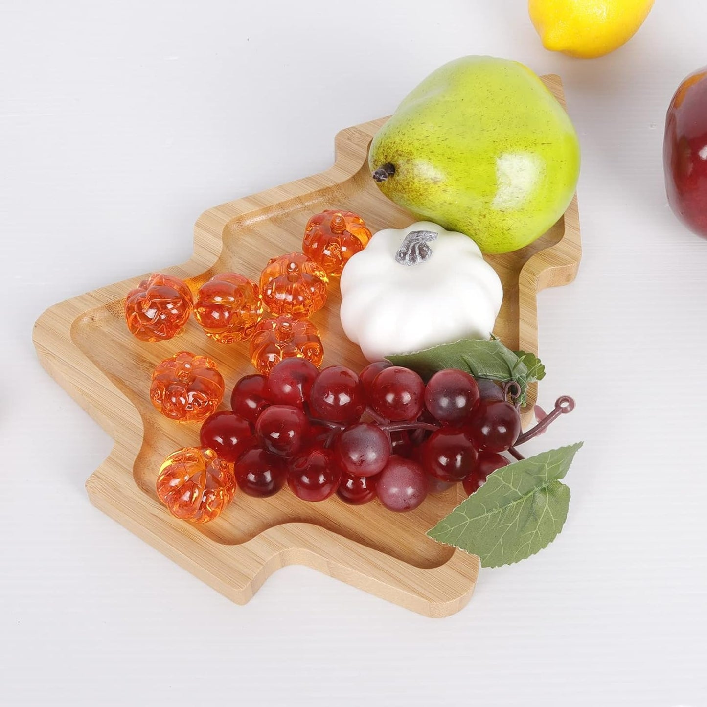 Tree Bamboo Snack Plate (28cm)