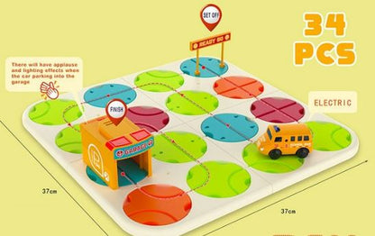 Brain Teaser Puzzles Maze Race Track (School Bus)