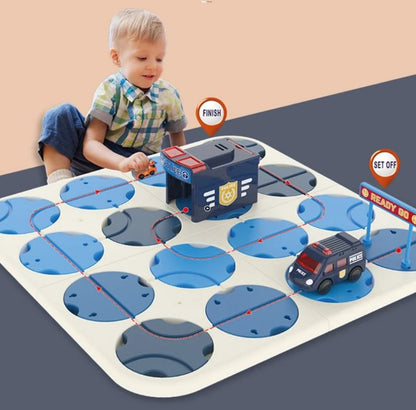 Brain Teaser Puzzles Maze Race Track (Police)