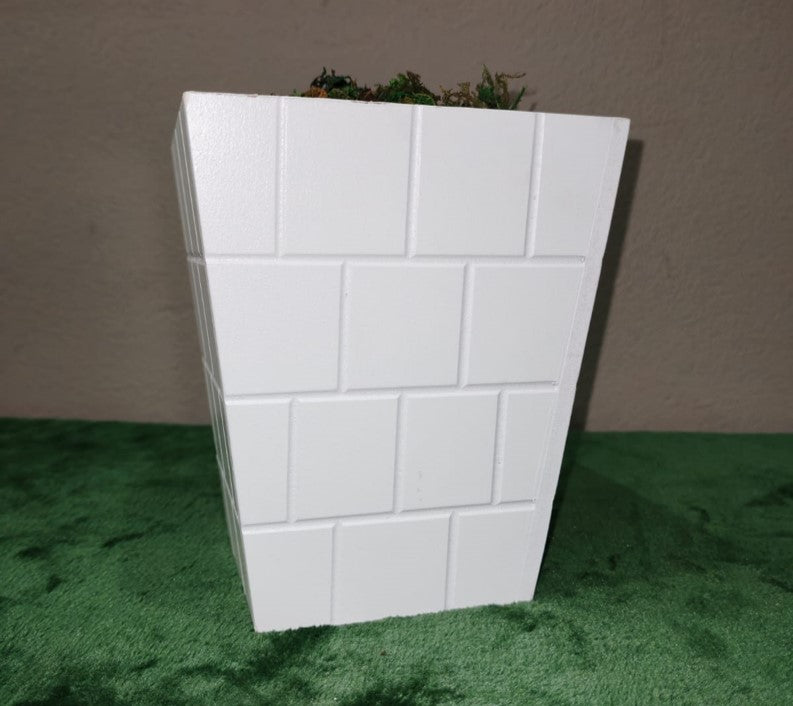 Small Square Flower Pot (16cm)