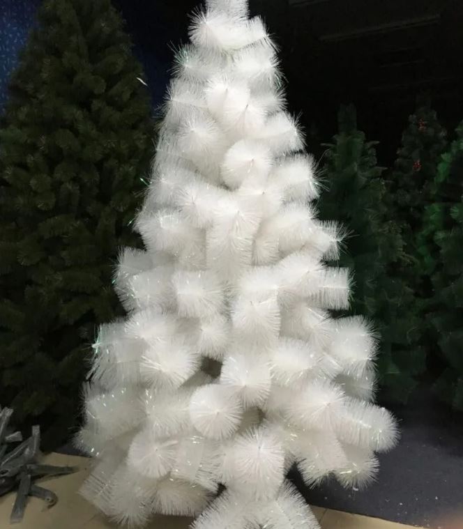 Artificial Pine Needle Christmas Tree (2.1m)(White)