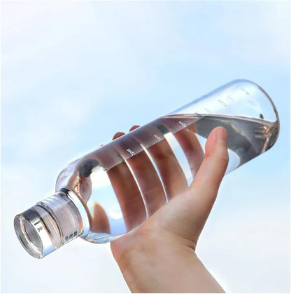 Clear Motivational Water Bottle (1L)