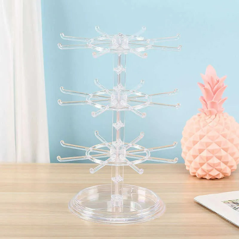 Rotating Jewelry Display Holder (3 Tier)