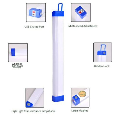 Rechargeable Portable LED Tube Light (18cm)