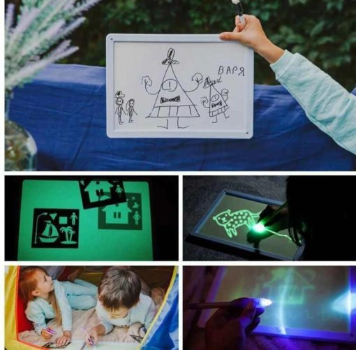 2in1 Glow Painting Board For Kids (A4)