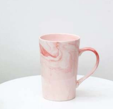 Ceramic Marble Coffee Cup (400ml)