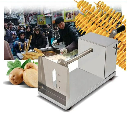 Hand Rotating Potato Tower Machine