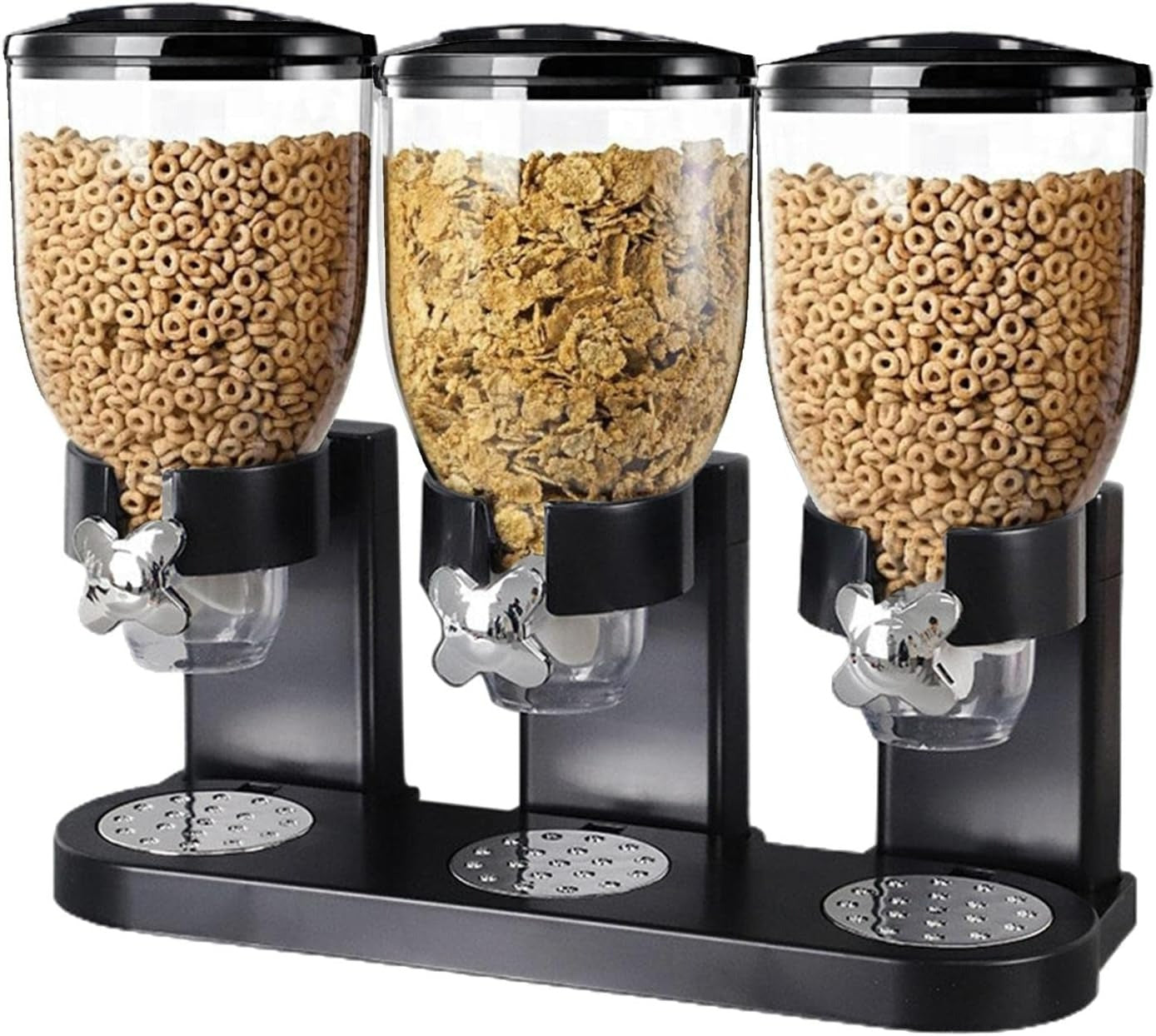 Triple Canister Dry Food Dispenser