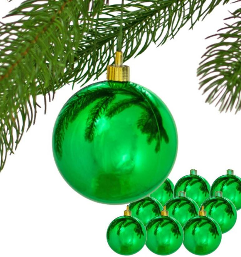 Battery Operated Christmas Decorative LED Lights (10 pcs)(Green)