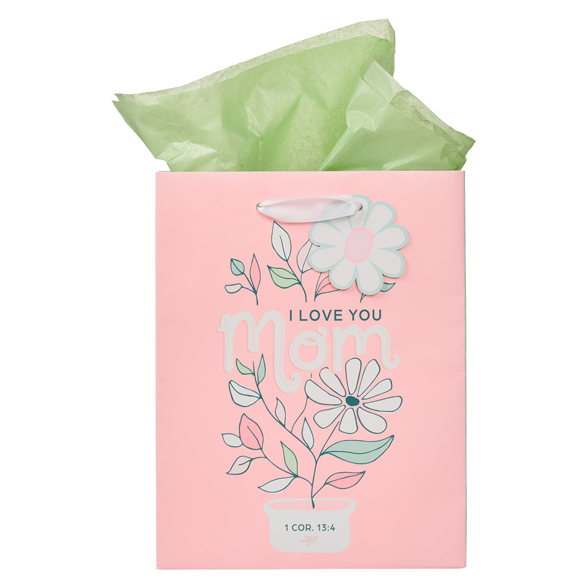 I Love You Mom Medium Gift Bag with Gift Tag