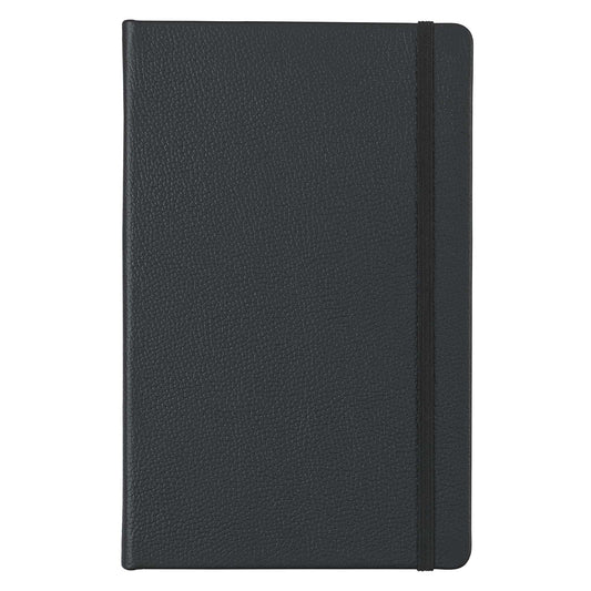 Leatherpress Midnight Black Genuine African Leather Notebook