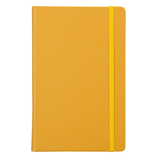 Leatherpress Butter Yellow Genuine African Leather Notebook