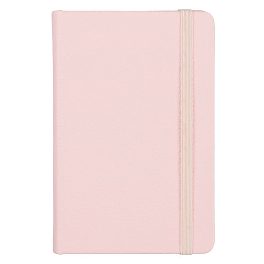 Leatherpress Quartz Pink Genuine African Leather Pocket Notebook