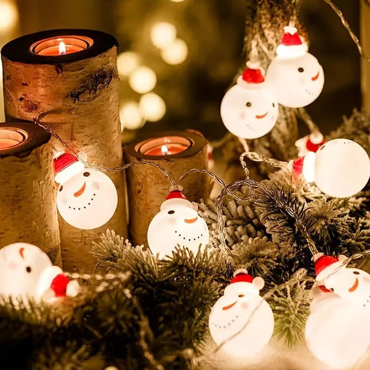 3D Decorative Snowman String Light (3m)