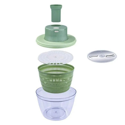 Multifunctional Electric Vegetable Chopper and Salad Spinner