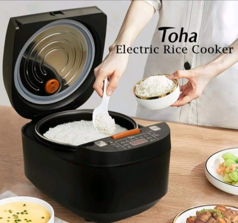 Digital Electric Black Rice Cooker (5L)