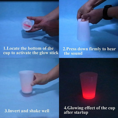 LED Automatic Flashing Shooter Cups (35ml)(6 pcs)