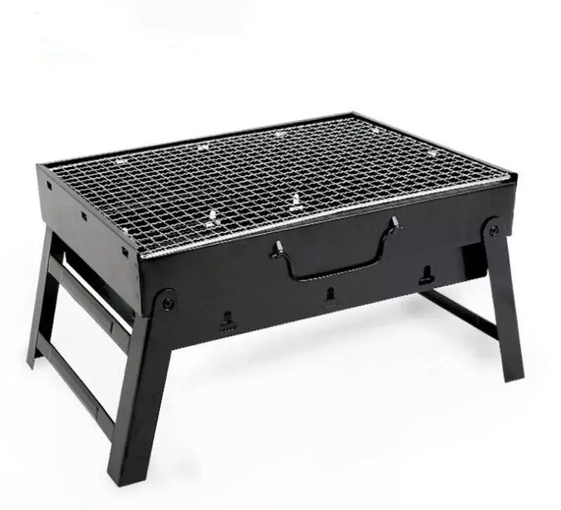 Portable Outdoor Stainless Steel Foldable BBQ Grill Pit