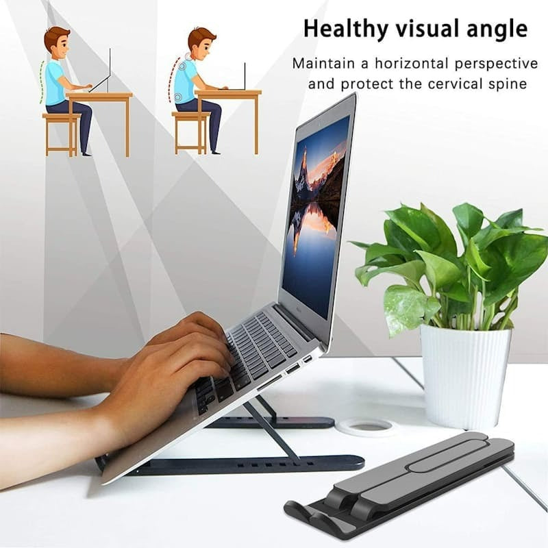 Foldable Plastic Laptop Stand