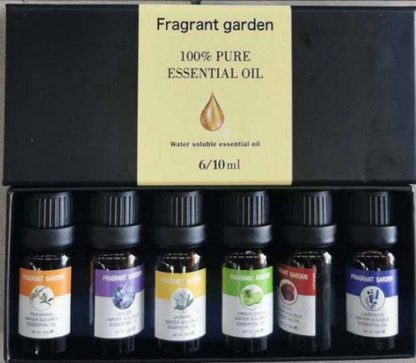 Fragrant Garden Pure Essential Oil Set (6 pcs)