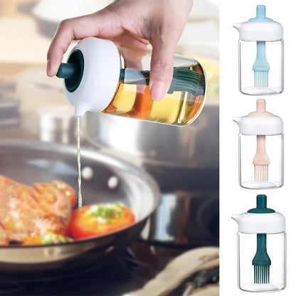 2in1 Oil Dispenser Bottle With Brush