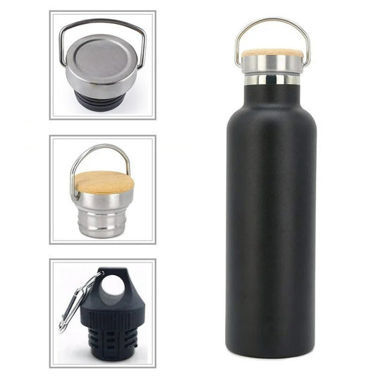 Vacuum Insulated Thermos Bottle With Carry Handle (750ml)