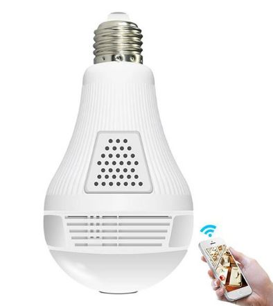 Light Bulb With Panoramic Camera