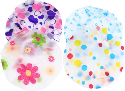 Waterproof Plastic Shower Cap (Each)