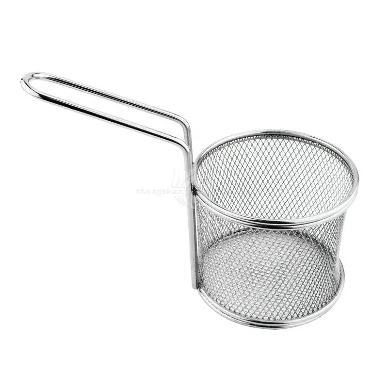 Round Steel Deep Fryer Basket (13cm)