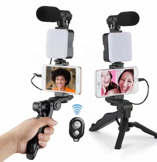 Professional Vlogging Kit With Tripod