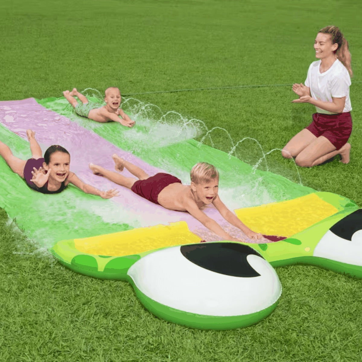 Friendly Frog Lawn Water Slide (4.8m)