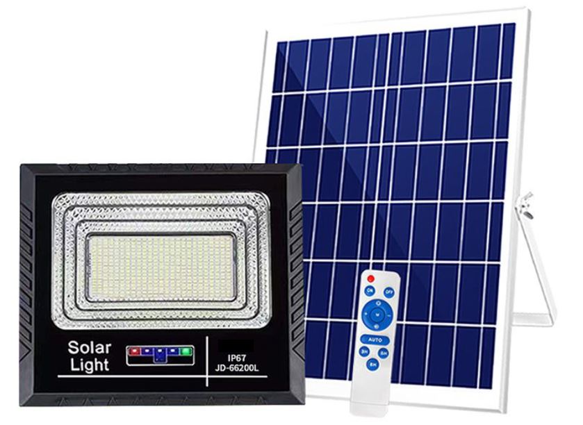 LED Solar Floodlight with Solar Panel (200W)