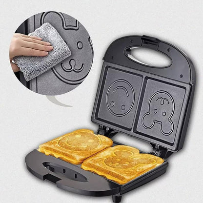 Smiley Face Sandwich And Waffle Maker