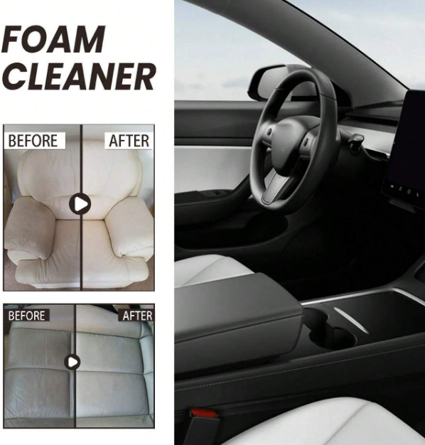 Leather Interior Cleaning And Renovation Foam (120ml)