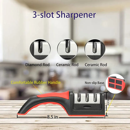 3in1 Multifunctional Knife Sharpener