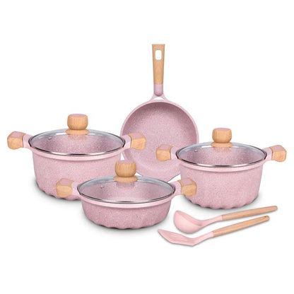 Non-Stick Induction Bottom Cooking Pot Set